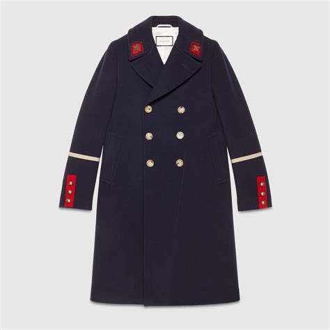 fake gucci cashmere coat|indigo wool gucci cashmere coat.